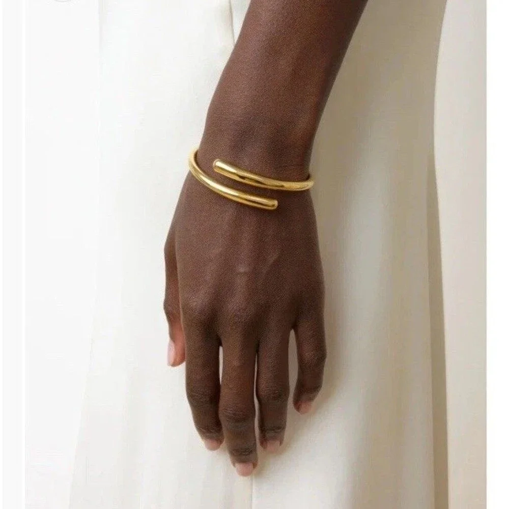 Lie Studio Olga Bracelet Brass Plated 18 Ct Gold NWT/see Details